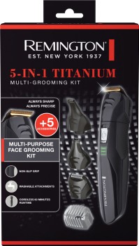 Remington+5-In-1+Titanium+Multi-Purpose+Face+Grooming+Kit