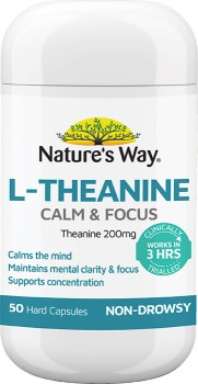 Natures-Way-L-Theanine-Calm-Focus-50-Capsules on sale