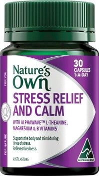 Natures-Own-Stress-Relief-and-Calm-30-Capsules on sale