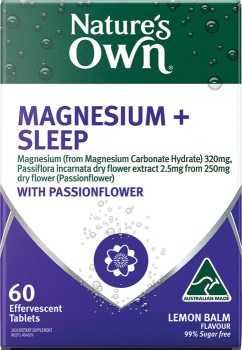 Nature%26rsquo%3Bs+Own+Magnesium+%2B+Sleep+Effervescent+60+Tablets%2A