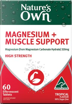 Nature%26rsquo%3Bs+Own+Magnesium+%2B+Muscle+Support+Effervescent+60+Tablets%2A