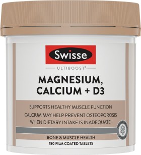 Swisse-Ultiboost-Magnesium-Calcium-D3-180-Tablets on sale