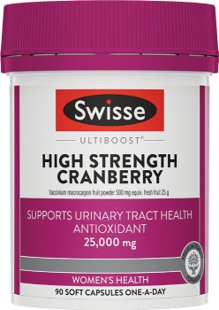 Swisse+Ultiboost+High+Strength+Cranberry+90+Capsules%2A