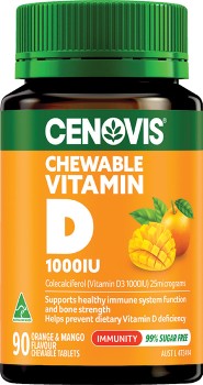 Cenovis+Chewable+Vitamin+D+1000IU+90+Tablets%2A