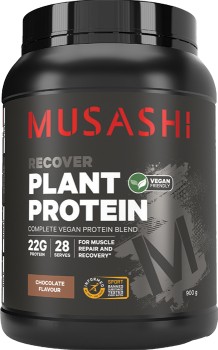 Musashi-Plant-Protein-Chocolate-900g on sale