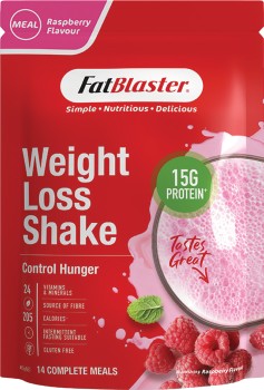 Fatblaster-Weight-Loss-Shake-Raspberry-Flavour-465g on sale