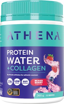 Athena-Protein-Water-Collagen-Mixed-Berry-360g on sale