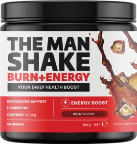 NEW-The-Man-Shake-Burn-Energy-Cola-160g on sale