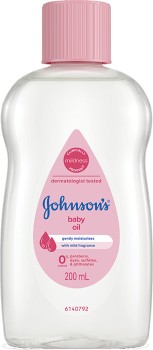 Johnsons-Baby-Oil-200mL on sale