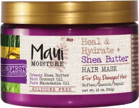 Maui+Moisture+Heal+%26amp%3B+Hydrate+%2B+Shea+Butter+Hair+Mask+340g