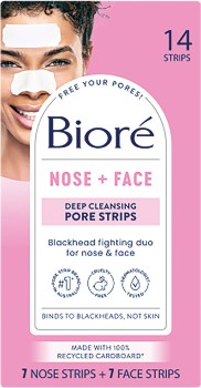 Bior-Nose-Face-Deep-Cleansing-Pore-Strips-14-Pack on sale