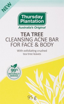 Thursday+Plantation+Cleansing+Acne+Bar+for+Face+%26amp%3B+Body+95g