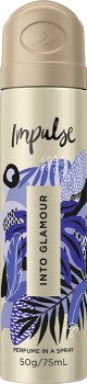Impulse+Body+Spray+Aerosol+Deodorant+Into+Glamour+75mL