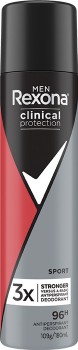Rexona+Men+Clinical+Antiperspirant+Deodorant+Sport+180ml+Aerosol
