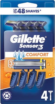 Gillette-Sensor-3-Comfort-Disposable-Razor-4-Pack on sale