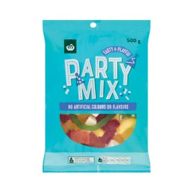 Woolworths-Party-Mix-or-Snakes-500g on sale