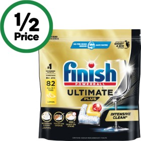 Finish-Ultimate-Plus-Dishwasher-Tablets-Pk-82 on sale