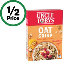 Uncle-Tobys-Oat-Crisp-Cereal-415-475g on sale