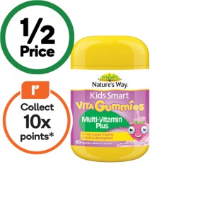 Nature%26rsquo%3Bs+Way+Kids+Smart+Vita+Gummies+Multi-Vitamin+Plus+Pk+60%7E