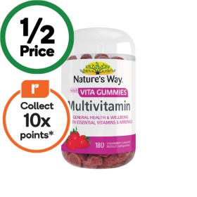 Natures-Way-Adult-Vita-Gummies-Multivitamin-Pk-180 on sale