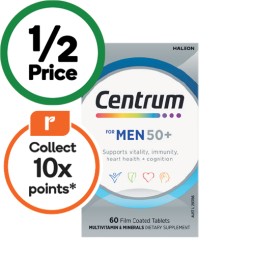 Centrum-For-Men-50-Tablets-Pk-60 on sale