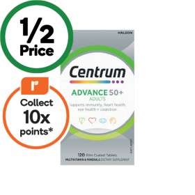 Centrum-Advance-50-Tablets-Pk-120 on sale