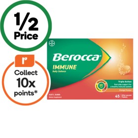Berocca-Immune-Daily-Defence-Effervescent-Tablets-Pk-45 on sale
