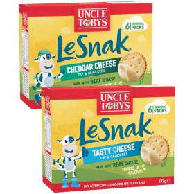 Uncle-Tobys-Le-Snak-132g-Pk-6 on sale