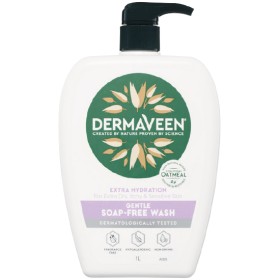 DermaVeen+Extra+Hydration+Gentle+Soap+Free+Wash+1+Litre
