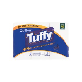 Quilton-Tuffy-White-4-Ply-Paper-Towel-Pk-3 on sale
