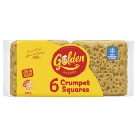 Golden+Crumpet+Squares+425g+Pk+6