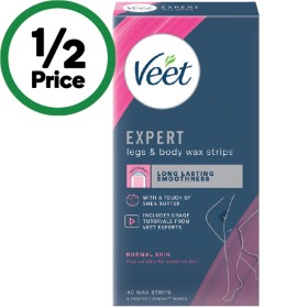 Veet-Expert-Legs-Body-Wax-Strips-Pk-40 on sale