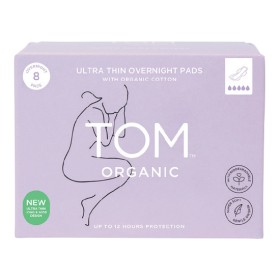 TOM+Organic+Ultra+Thin+Overnight+Pads+Pk+8