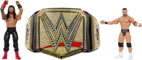 WWE-Roman-Reigns-vs-LA-Knight-Action-Figure-and-Undisputed-Champion-Belt-Bundle on sale