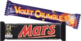 Mars+Medium+Bars+44%E2%80%9156g%2C+Violet+Crumble+50g+or+M%26amp%3BM%26rsquo%3Bs+35%E2%80%9149g+Selected+Varieties