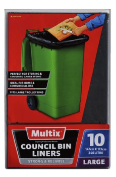 Multix+240+Litre+Council+Bin+Liners+10+Pack