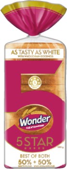 Wonder+Bread+5+Star+680g+Selected+Varieties
