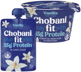 Chobani-Fit-Protein-Greek-Yogurt-Pot-or-Pouch-150-160g-Selected-Varieties on sale