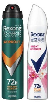 Rexona-Advanced-Protection-Antiperspirant-Spray-220mL-Selected-Varieties on sale
