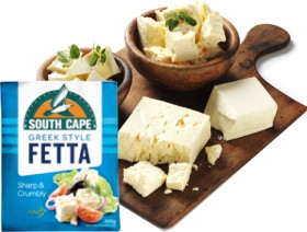 South-Cape-Greek-or-Danish-Style-Fetta-200g-Selected-Varieties on sale