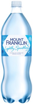 Mount+Franklin+Lightly+Sparkling+Water+1.25+Litre+Selected+Varieties