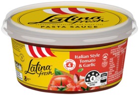 Latina-Fresh-Pasta-Sauce-425g-Selected-Varieties on sale