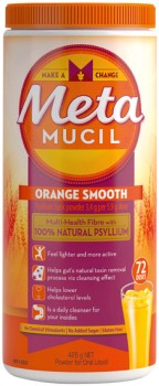 Metamucil-Daily-Fibre-Supplement-Orange-Smooth-Powder-425g on sale