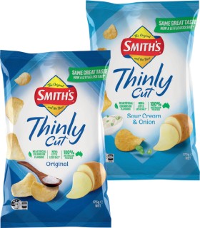 Smiths-Thinly-Cut-Chips-175g-Selected-Varieties on sale