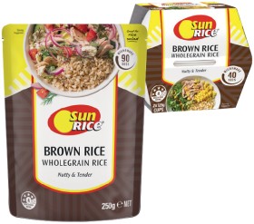 SunRice-Microwave-Rice-Cups-2-Pack-or-Pouch-250g-Selected-Varieties on sale