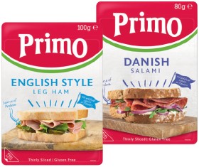 Primo-Shaved-or-Sliced-Meat-80100g-Selected-Varieties on sale