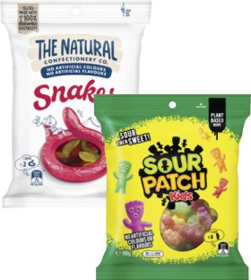The+Natural+Confectionery+Co.+130g-230g+or+Sour+Patch+Lollies+190g