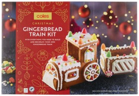 Coles-Christmas-Gingerbread-Train-Kit-720g on sale