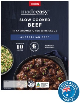 Coles-Made-Easy-Slow-Cooked-Beef-in-Red-Wine-Sauce-500g on sale