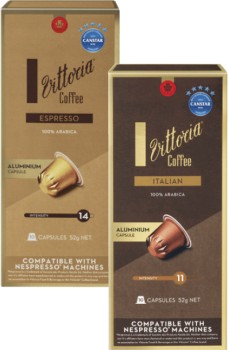 Vittoria+Nespresso+Compatible+Coffee+Capsules+10+Pack